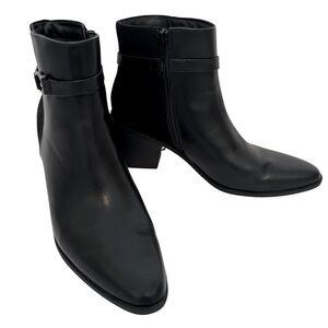 CROFT & BARROW Black Heeled Ankle Boots Size 9.5